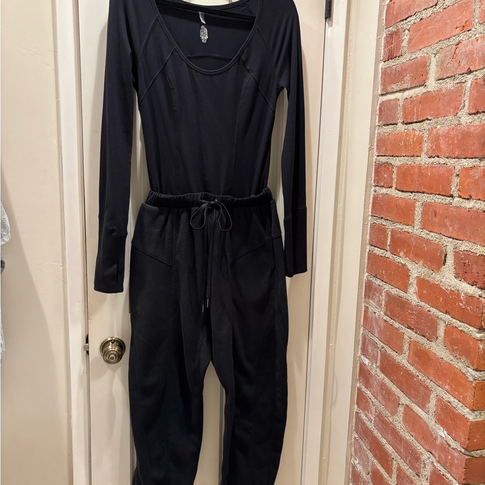 Free People Hot Shot Wide Leg Onesie